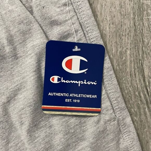 Champion Boy’s Gray Heritage Logo 7” Cotton Blend Pull-On Shorts Small - Picture 4 of 9